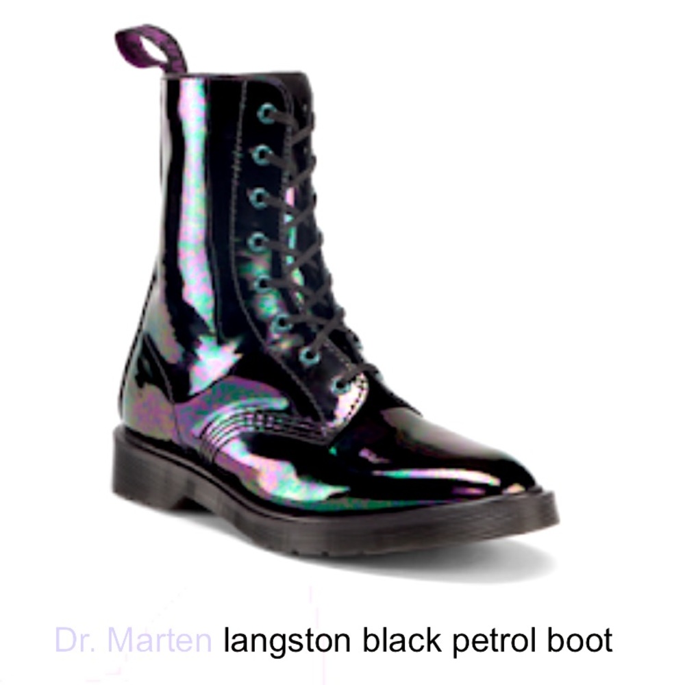 ISO dr martens langston petrol boots